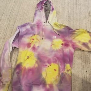 Champion sweatshirt tye dye